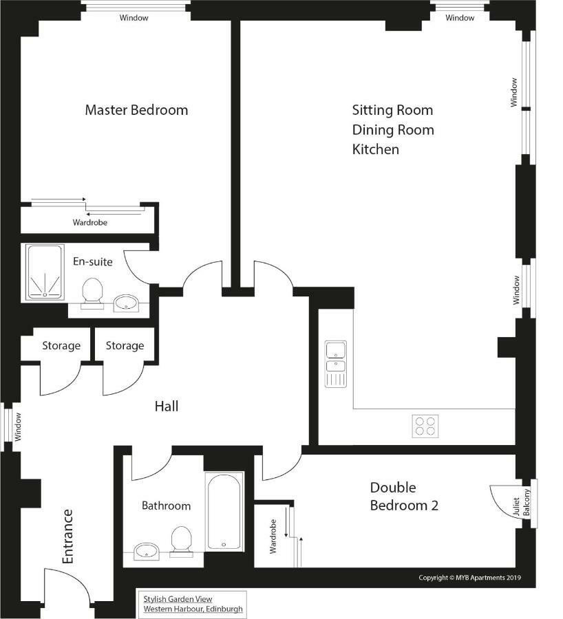Stylish Garden View Apartment EDI Exterior photo